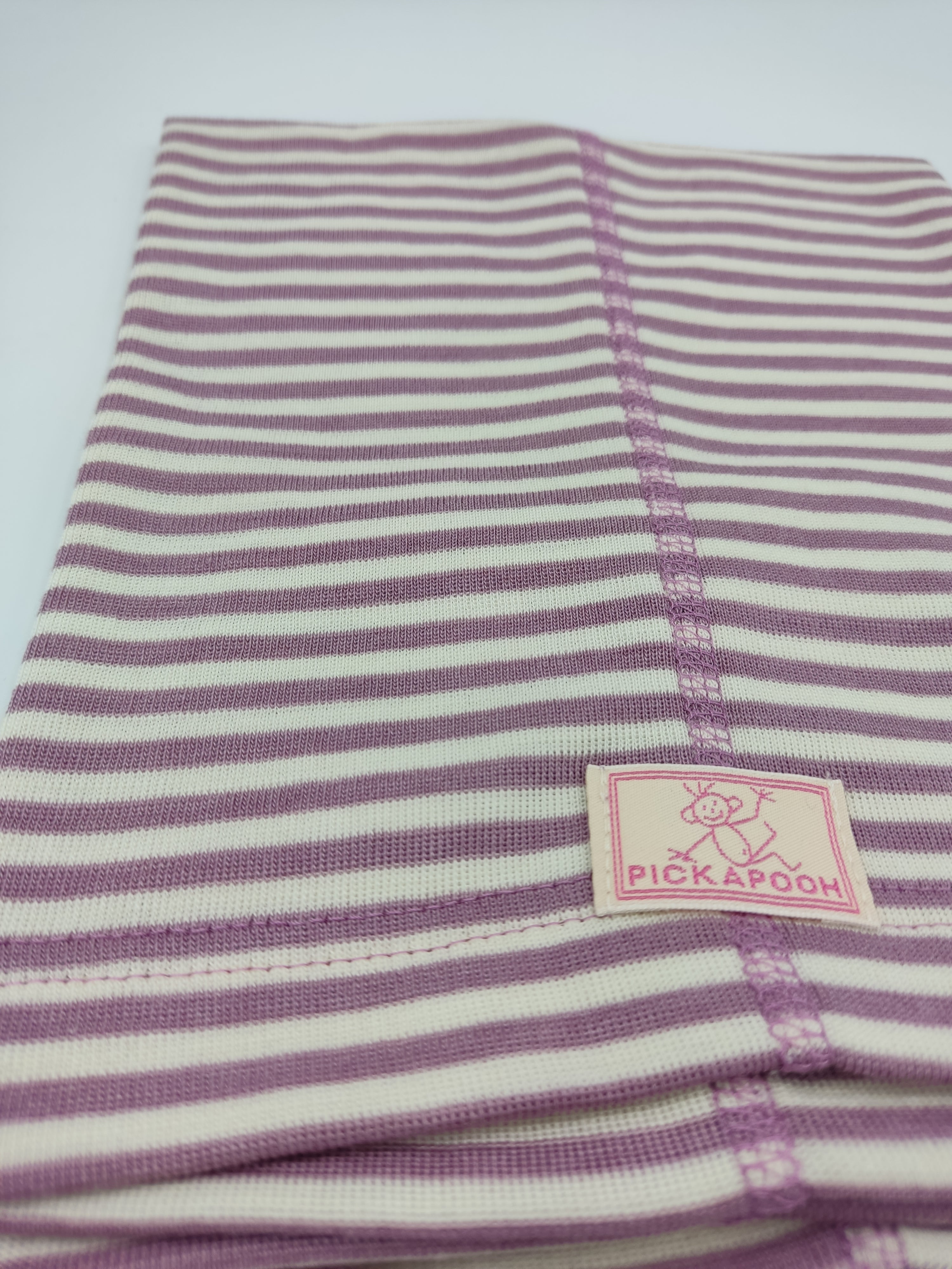 Scaldacollo in lana e seta per bambino e adulto // riga Rosa Antico